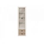 Пенал-вітрина BRW (БРВ) Коен 2 REG1W2S Сосна аризонська + Дуб корабельний (GRB-1791)