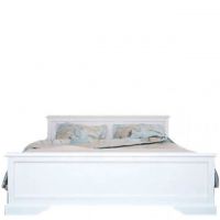 Кровать двуспальная (без основания под матрас) Гербор Клео 160 160x200 см Белый (GRB-1179)