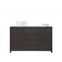 Комод у вітальню BRW (БРВ) Каспіан KOM2D4S Дуб мілано темний (GRB-1494)