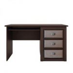 Стол компьютерный Гербор Коэн МДФ BIU_130 Венге магия + Штрокс темный (GRB-1285)