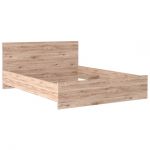 Ліжко двоспальне (без основи під матрац) Гербор Шанталь LOZ160 160x200 см Дуб санремо світлий (GRB-1199)