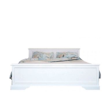 Кровать двуспальная (без основания под матрас) Гербор Клео 160 160x200 см Белый (GRB-1179)
