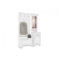 Набір меблів в передпокій BRW (БРВ) Кентуккі Білий альпійський (GRB-1857)