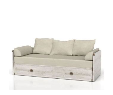 Ліжко трансформер з матрацом та подушками BRW (БРВ) Індіана JLOZ80/160 79-154х202 см Сосна аризонська (GRB-1567)