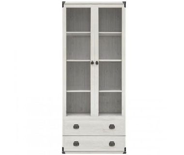 Пенал-витрина BRW (БРВ) Индиана JWIT2D2S/80 Сосна аризонская (GRB-1873) Пенал-витрина BRW (БРВ) Индиана JWIT2D2S/80 Сосна аризонская (GRB-1873)