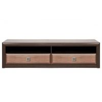 Тумба под телевизор Гербор Коэн МДФ RTV2S N Венге магия + Штрокс темный (GRB-1401)