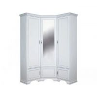 Шкаф угловой с зеркалом BRW (БРВ) Кентукки SZFN5D Белый альпийский (GRB-1766)