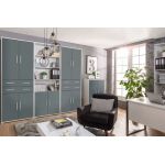 Модульна стінка для вітальні Гербор Кабі N100013 Попелястий + Антрацит (GRB-1215)