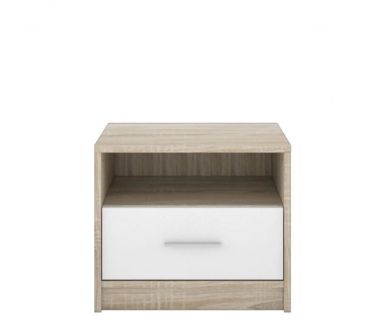 Тумба прикроватная Гербор Непо KOM1S Дуб сонома + Нимфея альба (GRB-1368)
