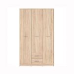 Шкаф для одежды с ящиками Гербор Непо SZF3D2S N Дуб сонома (GRB-1439)