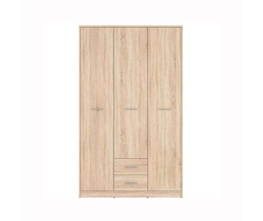 Шкаф для одежды с ящиками Гербор Непо SZF3D2S N Дуб сонома (GRB-1439)