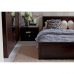 Кровать двуспальная (без основания под матрас) Гербор Коэн LOZ/160 160x200 см Венге магия (GRB-1180)