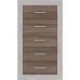 Комод у спальню Гербор Сара KOM5S Сосна каньйон + Дуб сонома трюфель (GRB-1154)