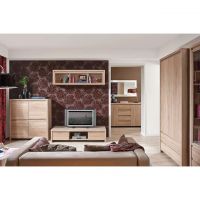 Модульна стінка для вітальні BRW (БРВ) Каспіан N77792 Дуб сонома (GRB-1712)