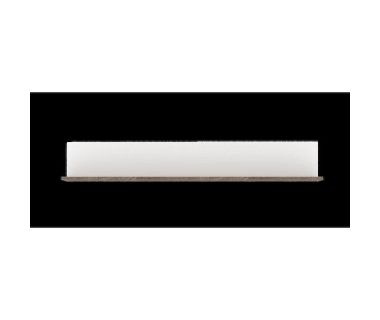 Полка настенная Гербор Карина POL140 Нимфея альба + Дуб сонома трюфель (GRB-1473)