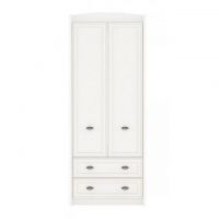 Шкаф распашной с ящиками Гербор Салерно SZF2D2S Белый (GRB-1447)