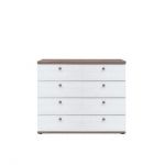 Комод у спальню Гербор Тіна KOM4S Сосна каньйон + Дуб сонома трюфель (GRB-1164)