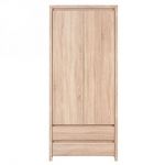 Шкаф распашной с ящиками BRW (БРВ) Каспиан REG2D2S Дуб сонома (GRB-1715)