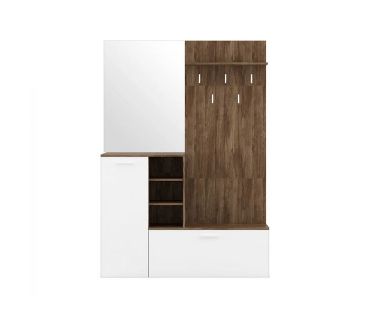 Прихожая модульная с зеркалом Гербор Ветланда Дуб ансберг + Нимфея альба (GRB-1865)