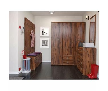 Набор мебели в прихожую BRW (БРВ) Индиана N77872 Дуб шутер (GRB-1858) Набор мебели в прихожую BRW (БРВ) Индиана N77872 Дуб шутер (GRB-1858)