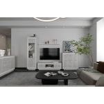 Модульная стенка для гостиной Гербор Антарес N100025 Бетон ательер + Нимфея альба (GRB-1209)