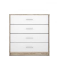 Комод в спальню Гербор Непо KOM4S Дуб сонома + Нимфея альба (GRB-1142)