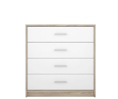Комод в спальню Гербор Непо KOM4S Дуб сонома + Нимфея альба (GRB-1142)