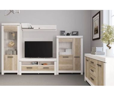 Модульная стенка для гостиной Гербор Белен Сосна каньон + Дуб корабельный (GRB-1210) Модульная стенка для гостиной Гербор Белен Сосна каньон + Дуб корабельный (GRB-1210)