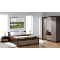 Комплект модульний у спальню Гербор Коен МДФ N9967 Венге магія + Шторкс темний (GRB-1203)