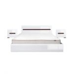 Комплект модульний до спальні BRW (БРВ) Ацтека N77868 Білий + Білий глянець (GRB-1648)