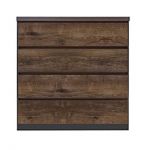 Комод в гостиную BRW (БРВ) Джули KOM4S/90 Венге магия + Дуб конкордия (GRB-1487)