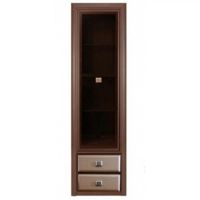 Пенал-вітрина Гербор Коен МДФ REG1W2S Венге магія + Штрокс темний (GRB-1064)