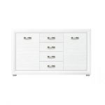 Комод в гостиную BRW (БРВ) Маркус KOM2D4S (телескопы) Джанни + Дуб каменный (GRB-1506)