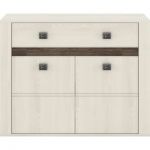 Комод в спальню Гербор Селена KOM2D1S Ясень снежный (GRB-1155)