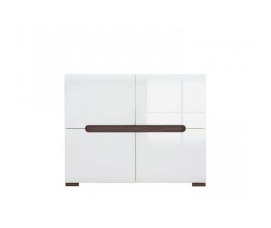 Комод в гостиную BRW (БРВ)Ацтека REG4D/8/11 Белый + Белый глянец (GRB-1529) Комод в гостиную BRW (БРВ)Ацтека REG4D/8/11 Белый + Белый глянец (GRB-1529)