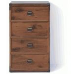 Комод в спальню BRW (БРВ) Индиана JKOM4S/50 Дуб шутер (GRB-1575)