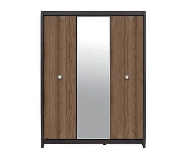 Шкаф распашной с зеркалом BRW (БРВ) Лорен SZF3D Венге магия + Монтеверде (GRB-1806) Шкаф распашной с зеркалом BRW (БРВ) Лорен SZF3D Венге магия + Монтеверде (GRB-1806)