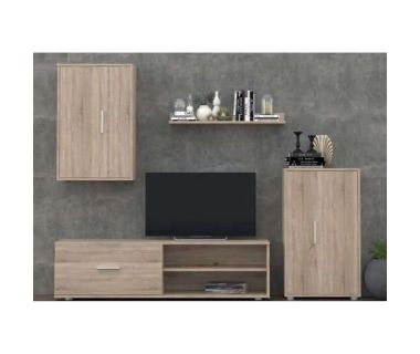 Модульна стінка для вітальні Гербор Міні Барато Дуб сонома (GRB-1914)