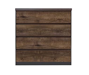 Комод в гостиную BRW (БРВ) Джули KOM4S/90 Венге магия + Дуб конкордия (GRB-1487)