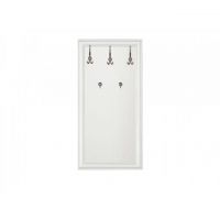 Вішалка настінна BRW (БРВ) Кентуккі WIE/75 Білий альпійський (GRB-1774)