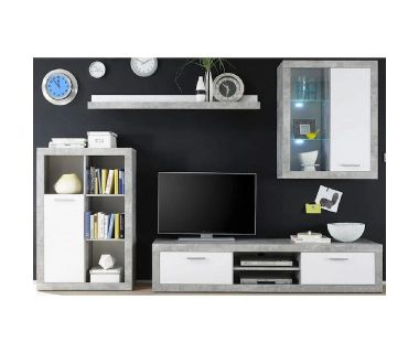 Модульная стенка для гостиной BRW (БРВ) Сансет Нимфея альба + Таблила (GRB-1923) Модульная стенка для гостиной BRW (БРВ) Сансет Нимфея альба + Таблила (GRB-1923)