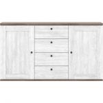 Комод в гостиную Гербор Тина KOM2D4S Сосна каньон + Дуб сонома трюфель (GRB-1163)