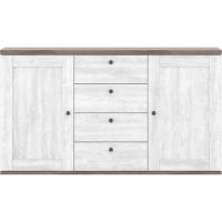 Комод у вітальню Гербор Тіна KOM2D4S Сосна каньйон + Дуб сонома трюфель (GRB-1163)