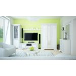 Модульная стенка для гостиной Гербор Уайт N100001 Ясень снежный + Сосная серебряная (GRB-1211)