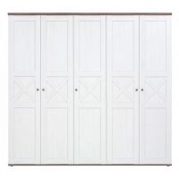 Шкаф для одежды в спальню Гербор Тина SZF5D Сосна каньон + Дуб сонома трюфель (GRB-1455)