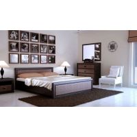 Комплект модульний до спальні Гербор Коен МДФ N9968 Венге магія + Шторкс темний (GRB-1204)