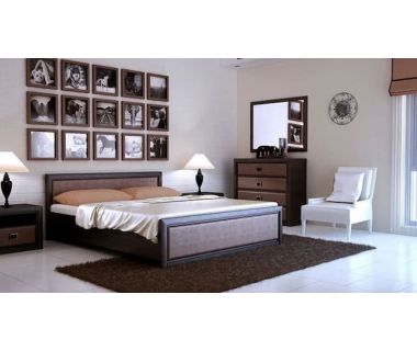 Комплект модульный в спальню Гербор Коэн МДФ N9968 Венге магия + Шторкс темний (GRB-1204)