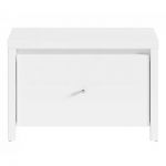 Тумба для обуви BRW (БРВ) Кристина SBUT/60 Белый + Белый глянец (GRB-1990)