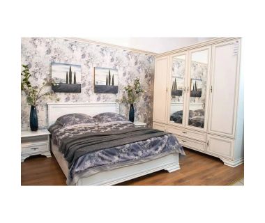 Комплект модульний до спальні BRW (БРВ) Кентуккі N77798 Білий альпійський (GRB-1749) Комплект модульний до спальні BRW (БРВ) Кентуккі N77798 Білий альпійський (GRB-1749)