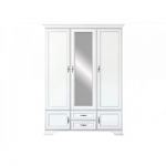 Шкаф распашной с зеркалом BRW (БРВ) Кентукки SZF5D2S Белый альпийский (GRB-1768)